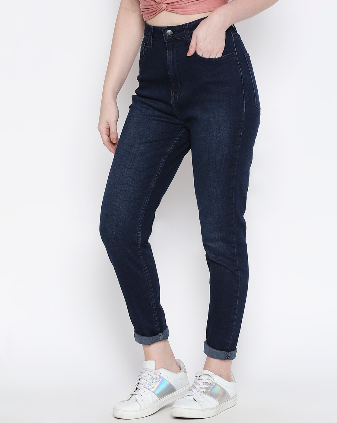 Bare Denim Women Solid Blue Jeans | Denim women, Women jeans, Activewear  brands