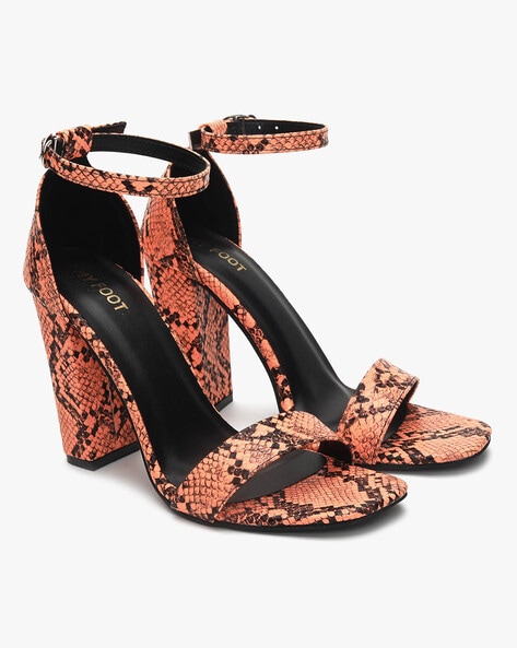 patterned heels