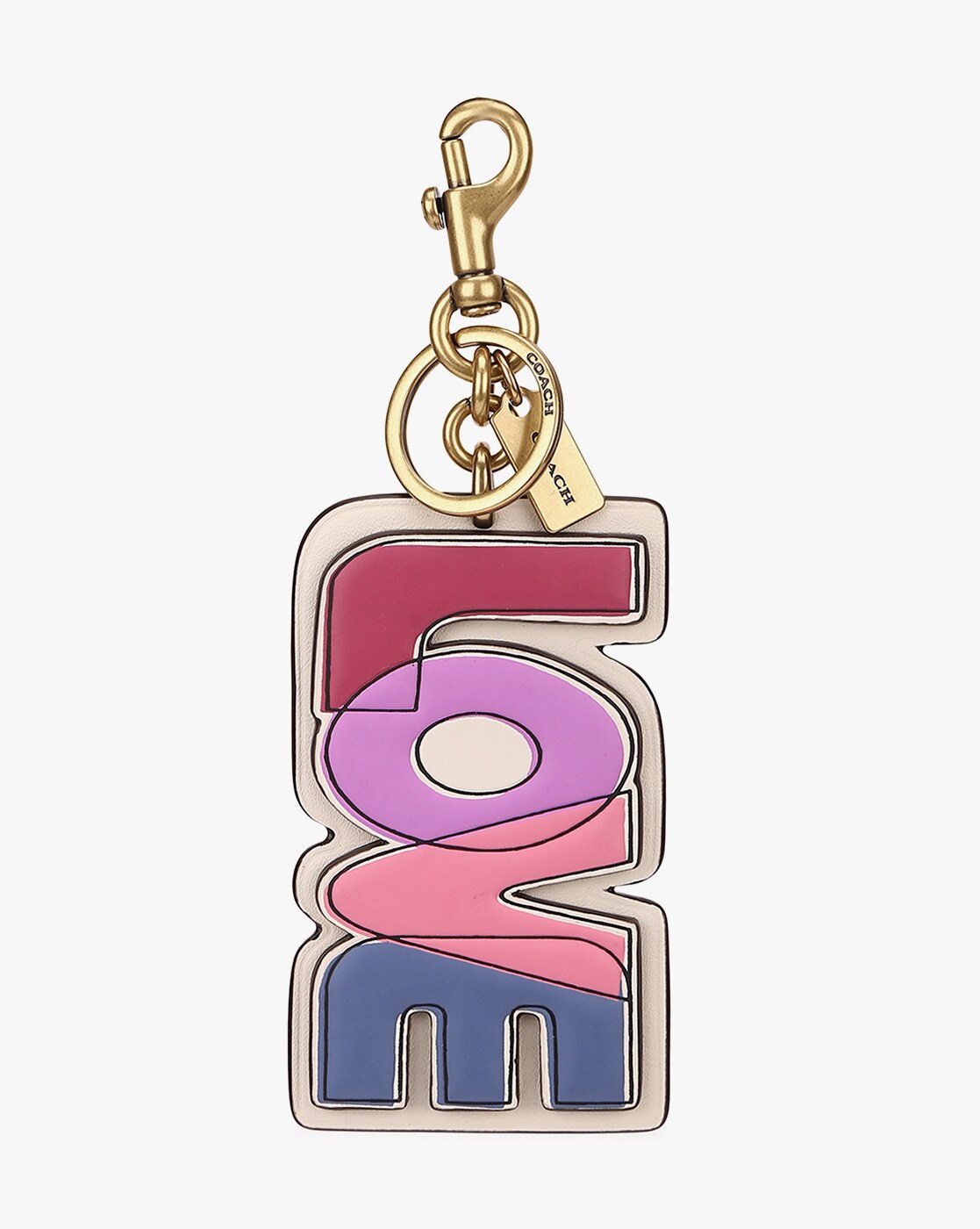 Coach Key holder with logo, Women's Accessories