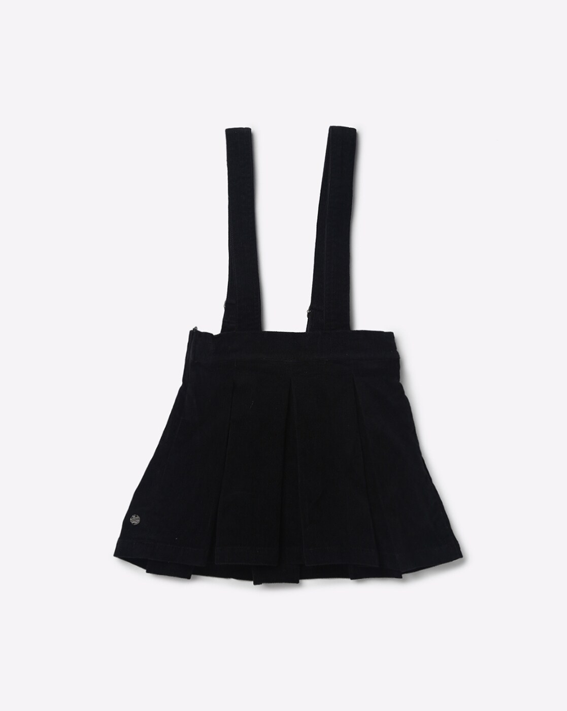 Buy Button Me Up Blue Pinafore Skirt for Women Online in India