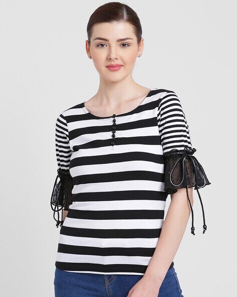 Buy Black Tops for Women by TEXCO Online