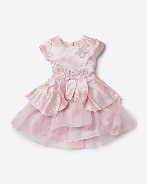 Buy Gini And Jony Girls Pink Dress - Dresses for Girls 18038292 | Myntra