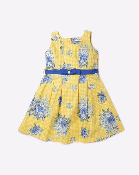 Buy Yellow Dresses Frocks for Girls by Peppermint Online Ajio