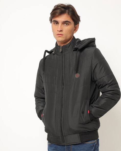 Buy Black Jackets u0026 Coats for Men by Fort Collins Online | Ajio.com