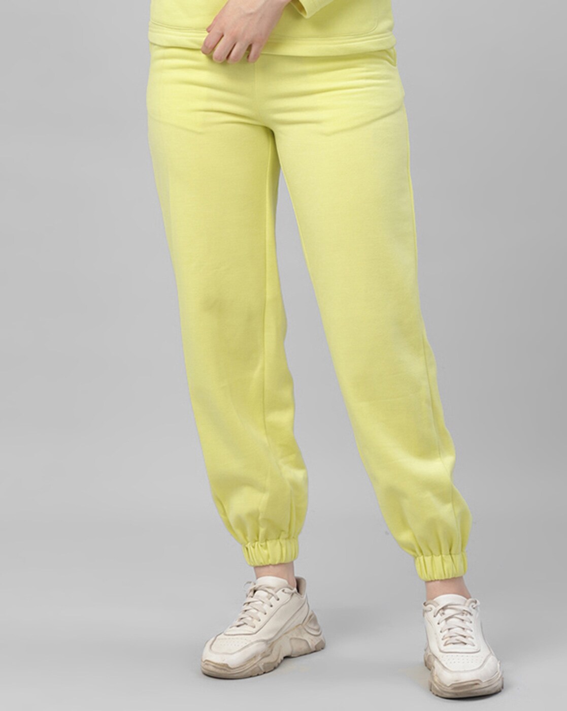 Buy Lime Green Track Pants for Women by ATHENA Online