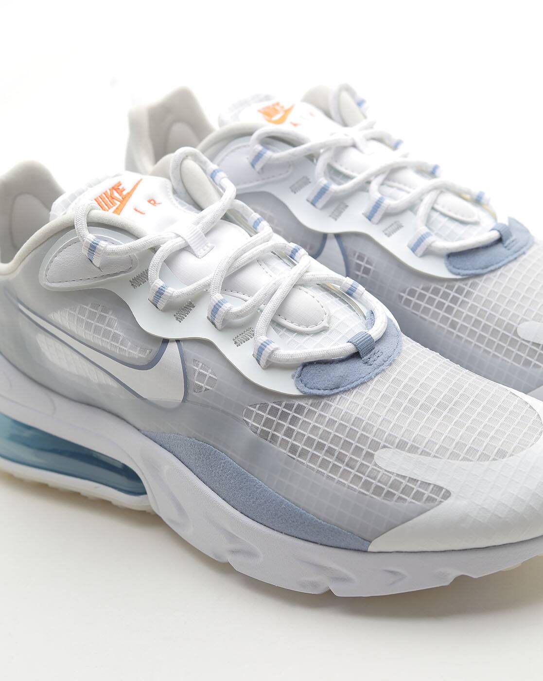 nike air max 270 react white pure platinum