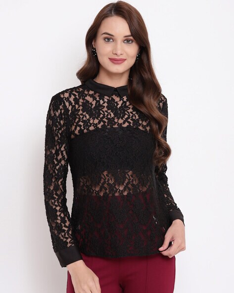 Buy Black Tops for Women by TEXCO Online