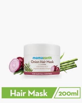 Onion Hair Mask for Dry & Frizzy Hair - 200 ml-image-3