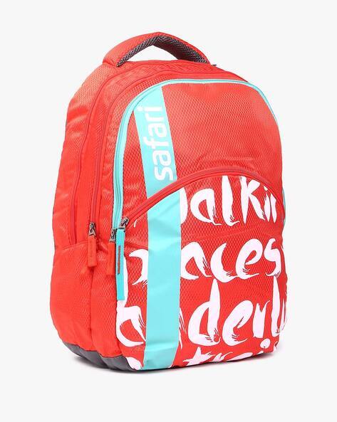 safari red backpack