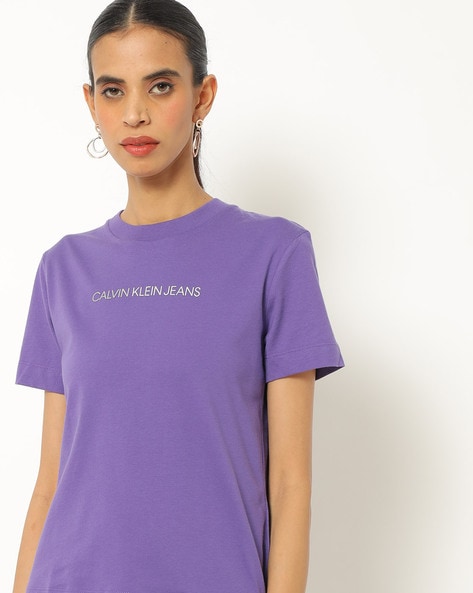 Buy Purple Tshirts for Women by Calvin Klein Jeans Online 