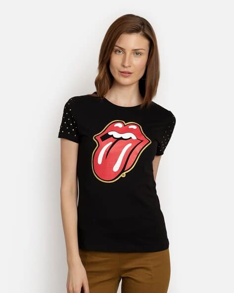 The Rolling Stone Print Crew-Neck T-shirt