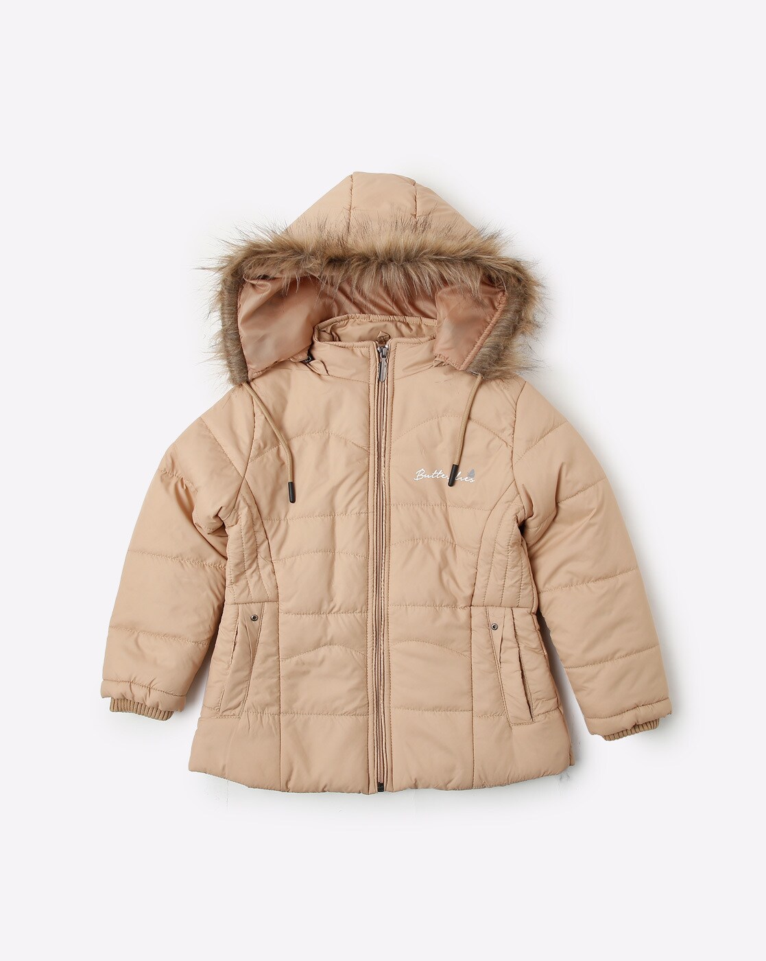 Dry Touch Nylon Hooded Puffer Jacket - Grey | Levi's® US