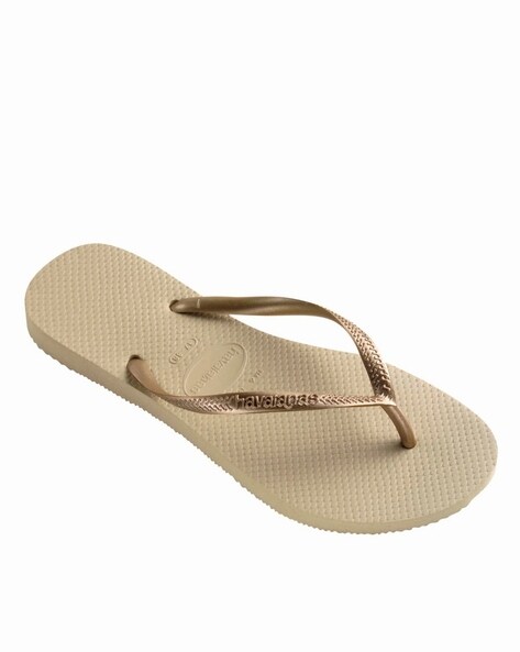 White and gold outlet havaianas