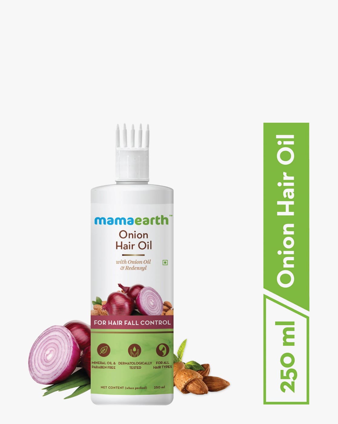 Onion Hair Oil For Hair Regrowth And Hair Fall Control With Redensyl