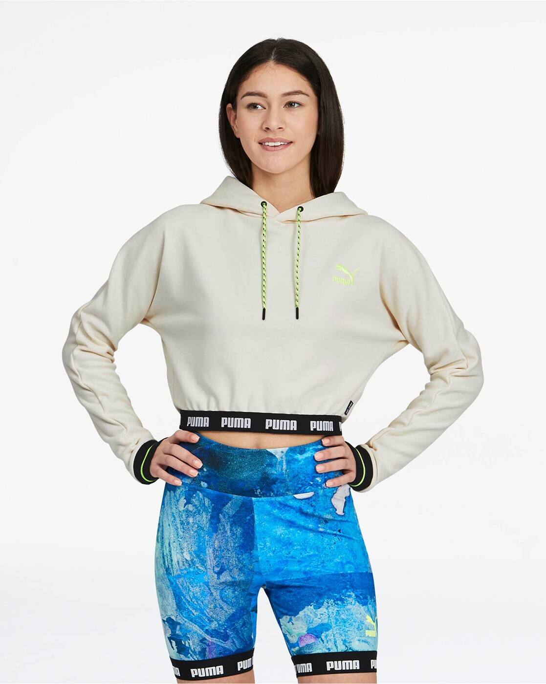 white puma hoodie womens