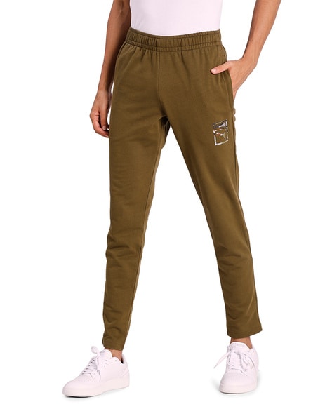 brown puma pants