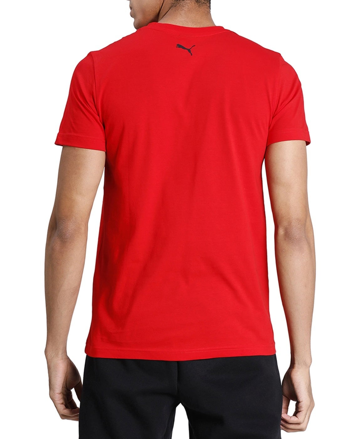 Men's Puma High Risk Red ESS+ Tape T-Shirt - 4XL