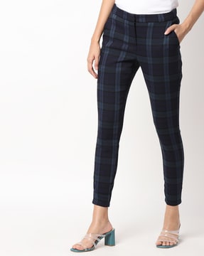 Check Pant For Women