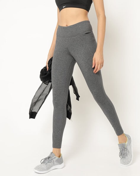 Heathered Mid-Rise Leggings