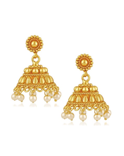 Latest Bridal Gold Earrings Designs with price || Gold Earrings For Bride  Design - YouTube