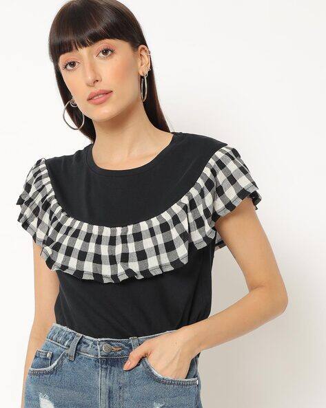 Buy Black Tops for Women by Pepe Jeans 