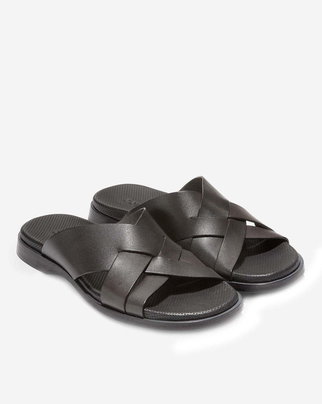 Buy Cole Haan GOLDWYN 2.0 Multistrap Leather Sandals Grey Color