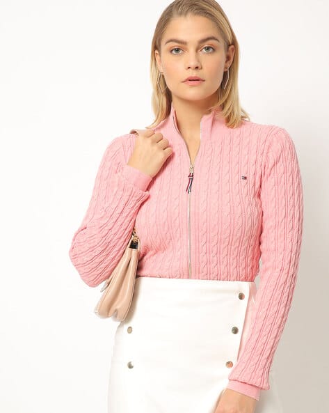 tommy hilfiger light pink sweater