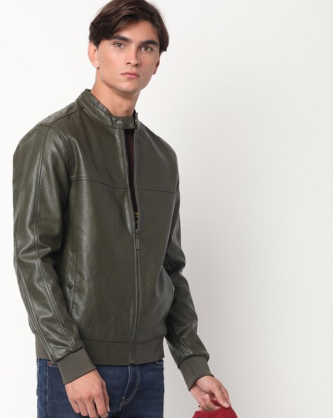 Benetton leather jackets online