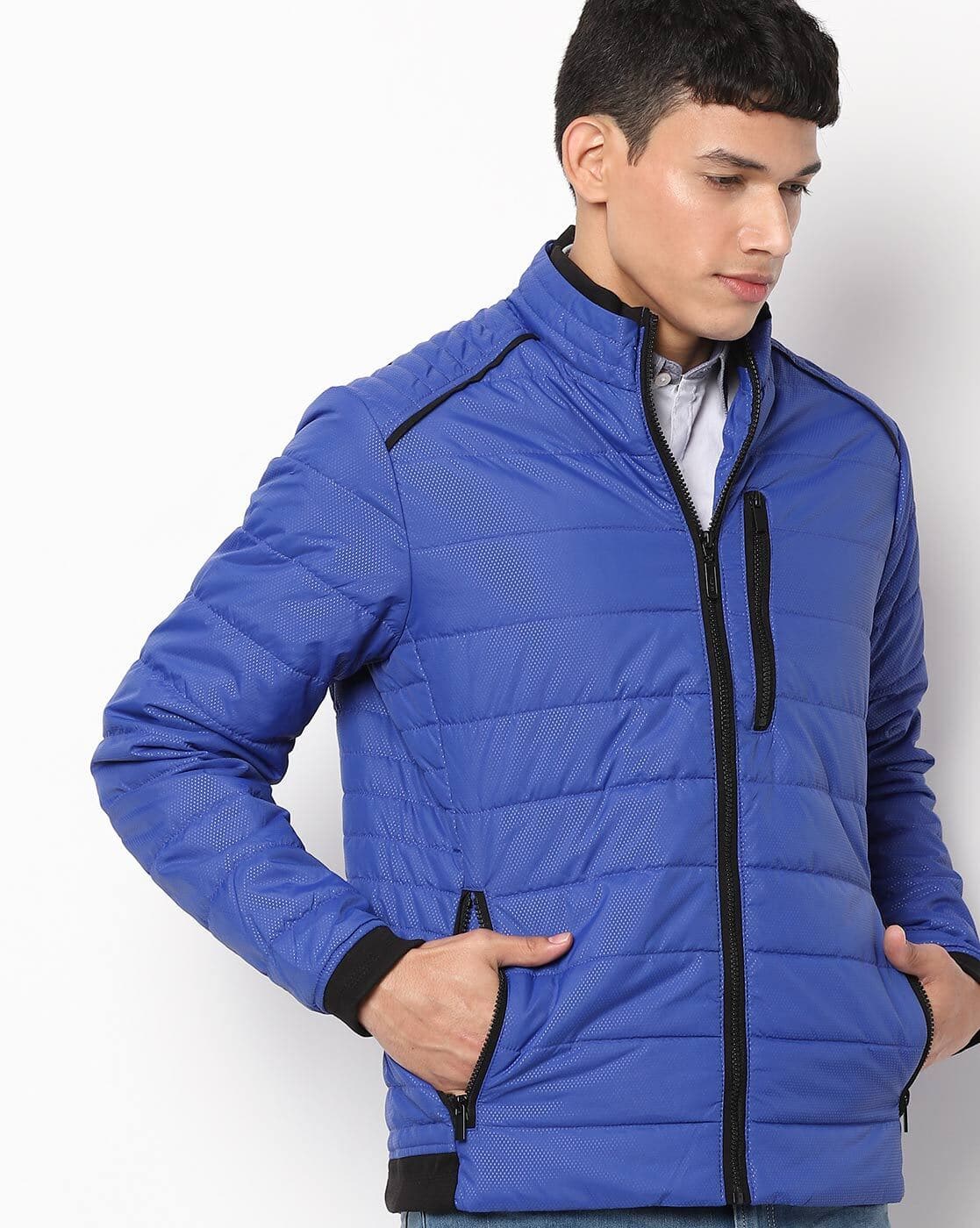 Buy Cobalt Blue Jackets Coats for Men by UNITED COLORS OF