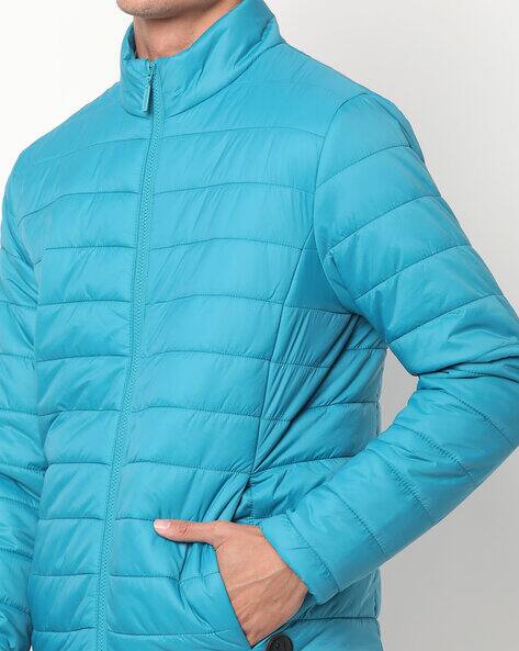 turquoise blue jacket