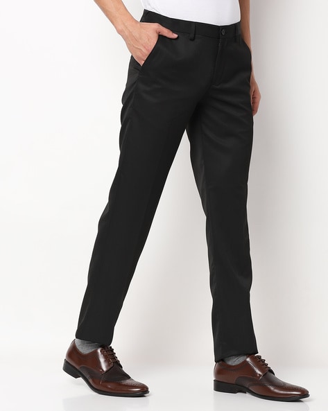 Men's Black Trouser Pants - Men's Black Dress Pants - Western Pants - Men's  Tuxedo Pants