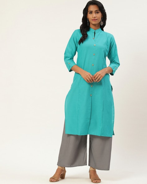 Details more than 229 front open button kurtis online super hot ...