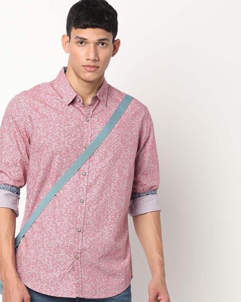 Buy Pink Shirts for Men by UNITED COLORS OF BENETTON Online