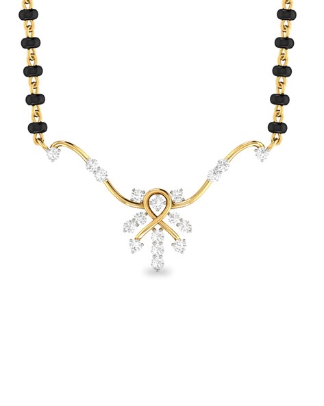 Pc jewellers on sale diamond mangalsutra