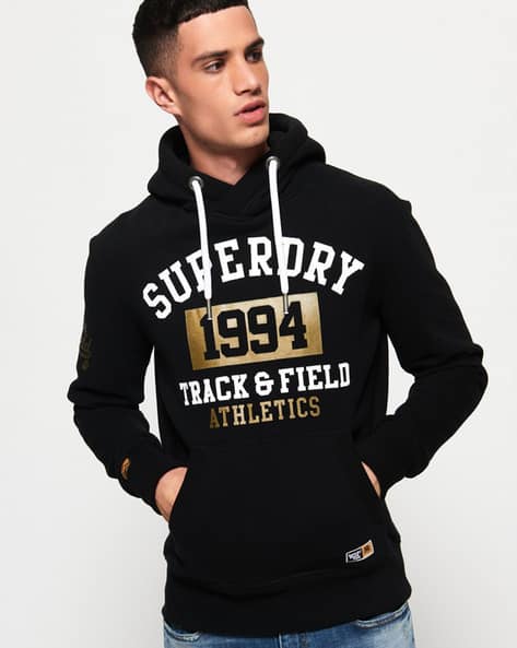 Buy Black Sweatshirt \u0026 Hoodies for Men by SUPERDRY Online | Ajio.com