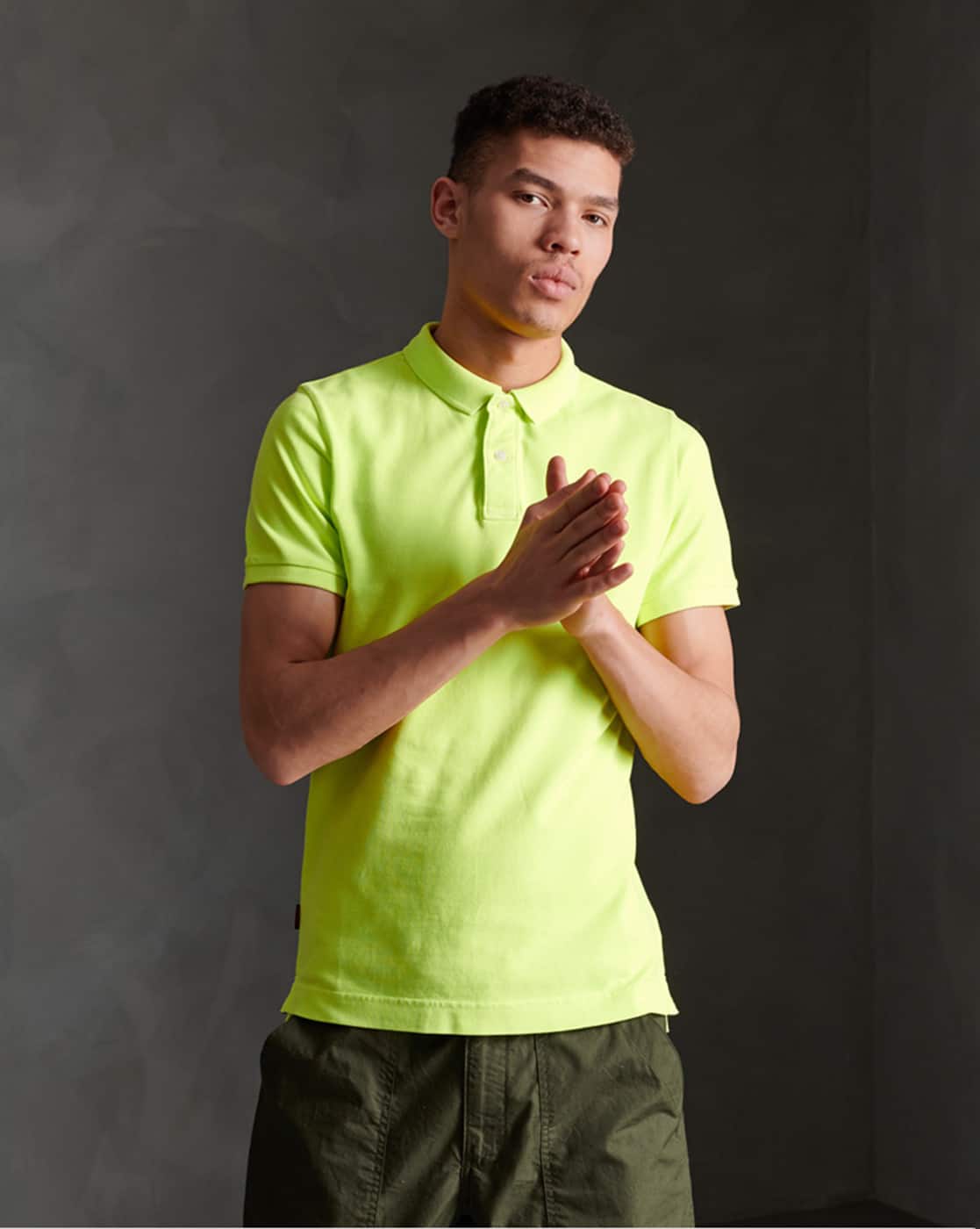 Neon Green Tshirts for Men by SUPERDRY 