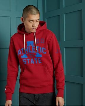 superdry maroon hoodie