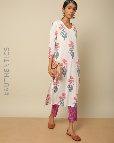 Buy Lavender Kurta Suit Sets for Women by Indie Picks Online
