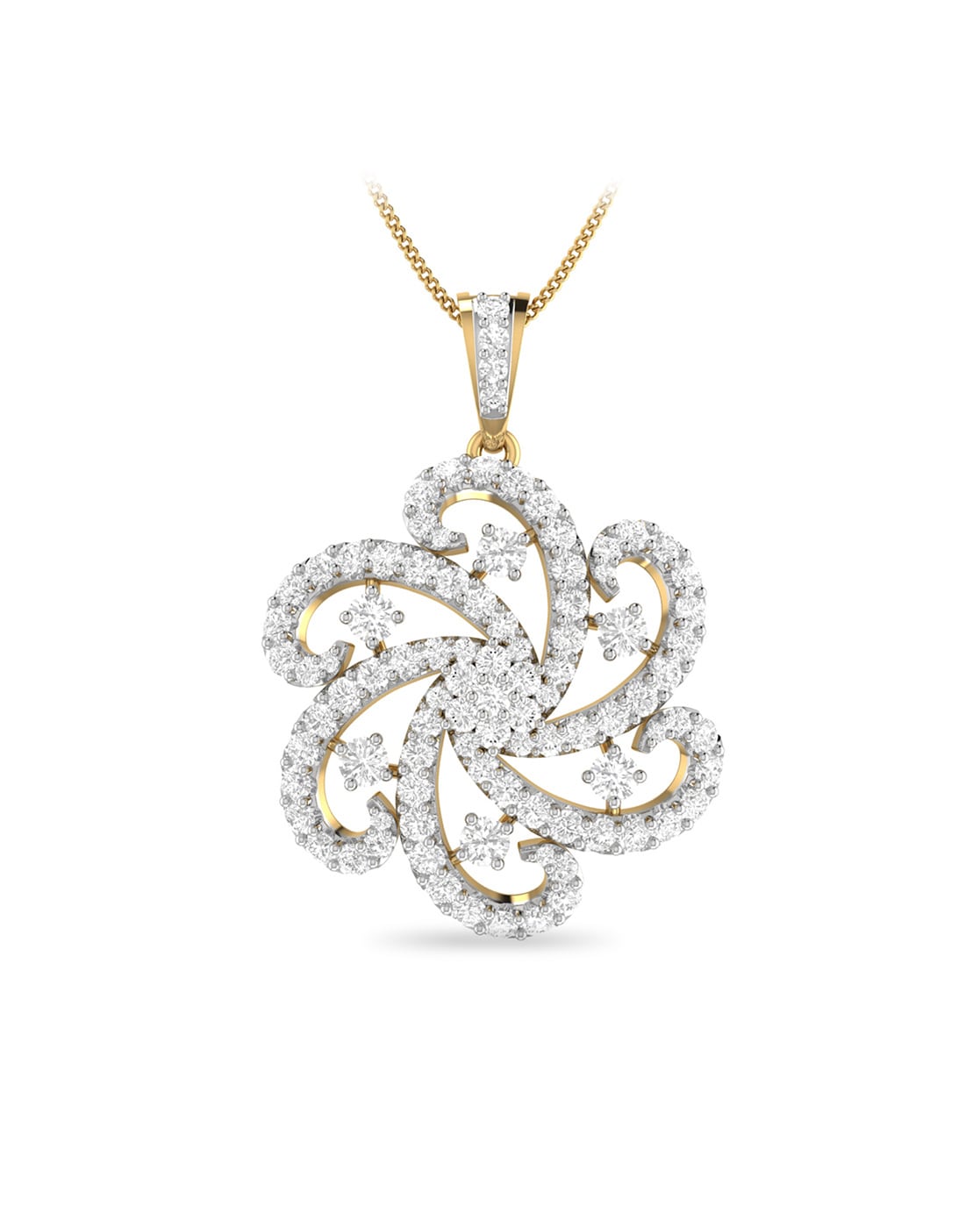 Buy White Gold Necklaces & Pendants for Women by Ayanika Online | Ajio.com