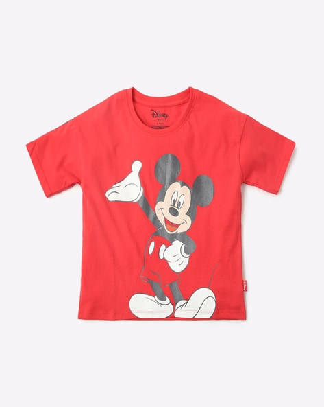 red mickey shirt