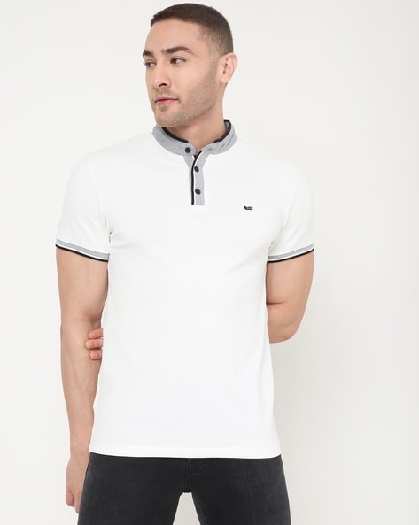 Gas Luke Slim Fit Henley T-shirt