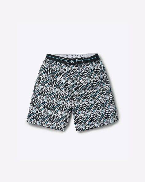 Jockey Printed Boxer Shorts with Elasticated Waist