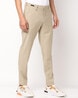 Buy Beige Trousers & Pants for Men by NETPLAY Online | Ajio.com