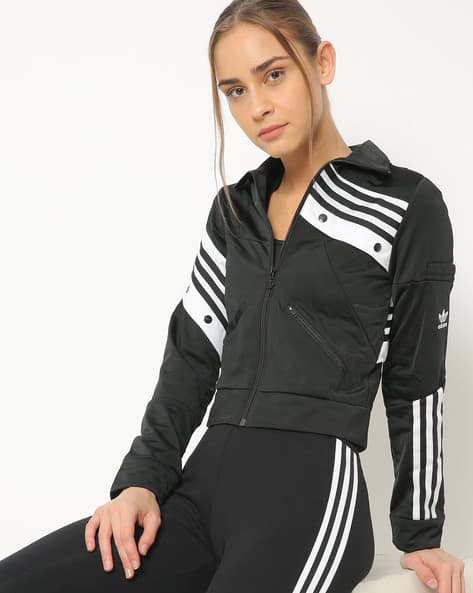 adidas long neck jacket