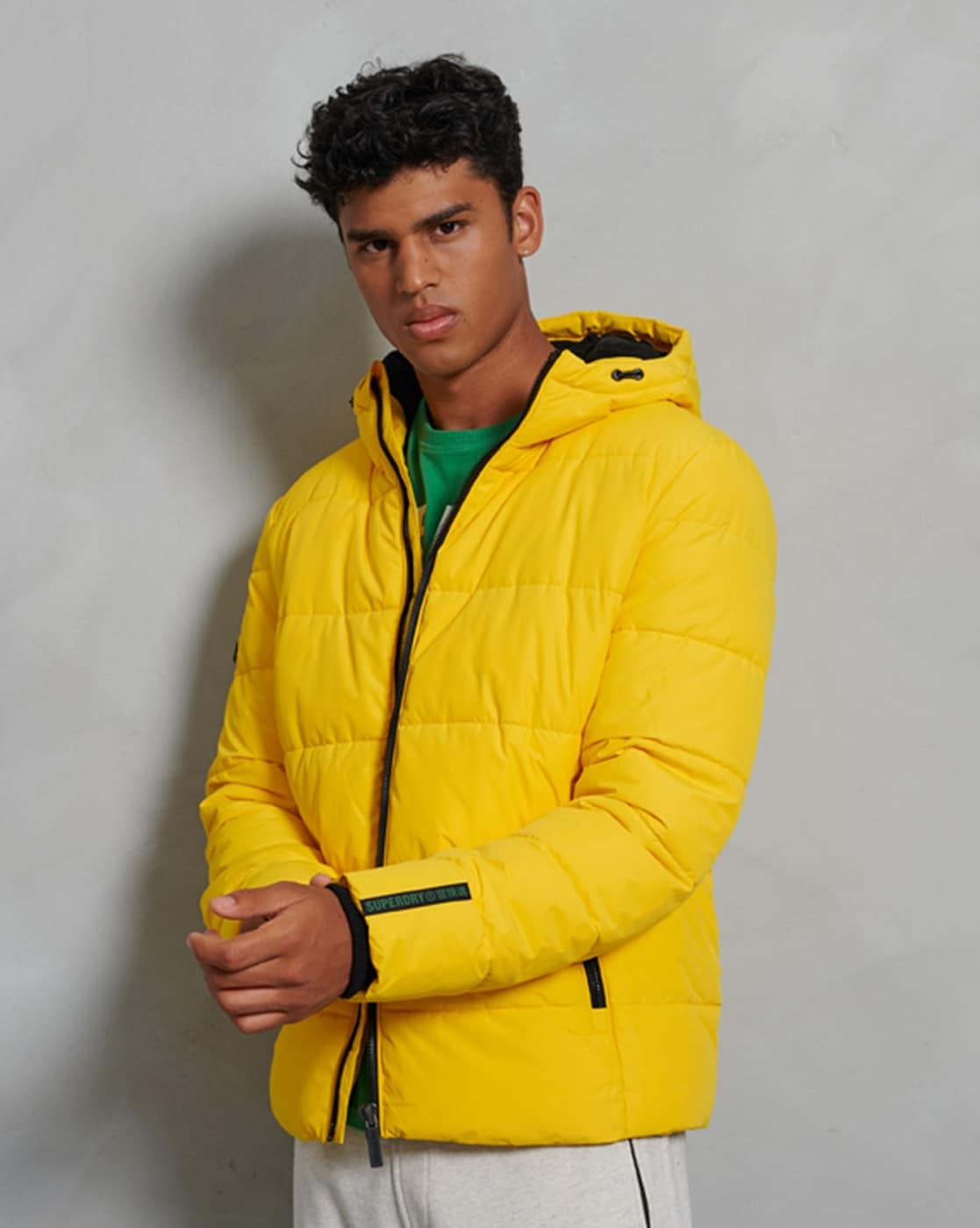 Superdry Men's Micro Quilt Thru Packaway Fuji Jacket, Yellow (Bright Yellow  F), XS : Amazon.co.uk: Fashion