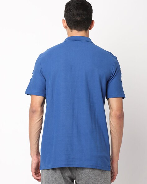 hummel Men Blue T-shirt (M) by Myntra