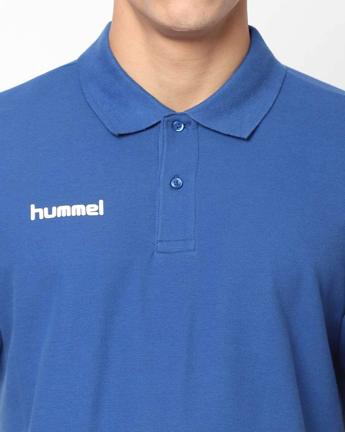 hummel Men Blue T-shirt (M) by Myntra