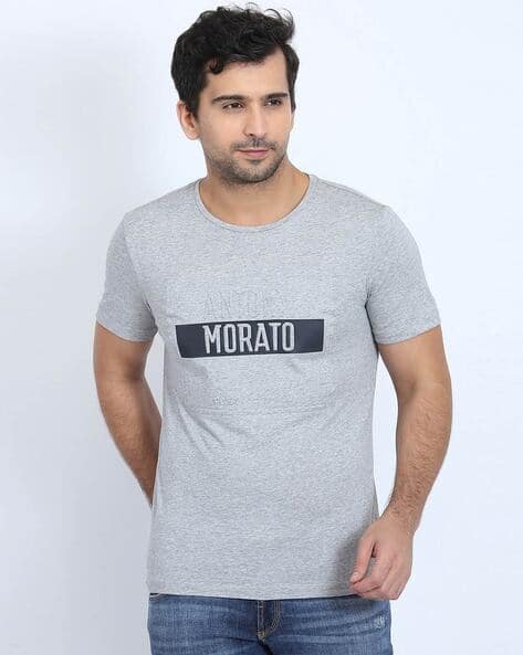 Slim Fit T-shirt with Branding Detail