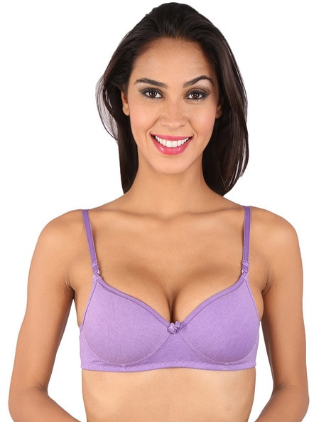 Buy Melange Lavender Bras for Women by BRALUX Online