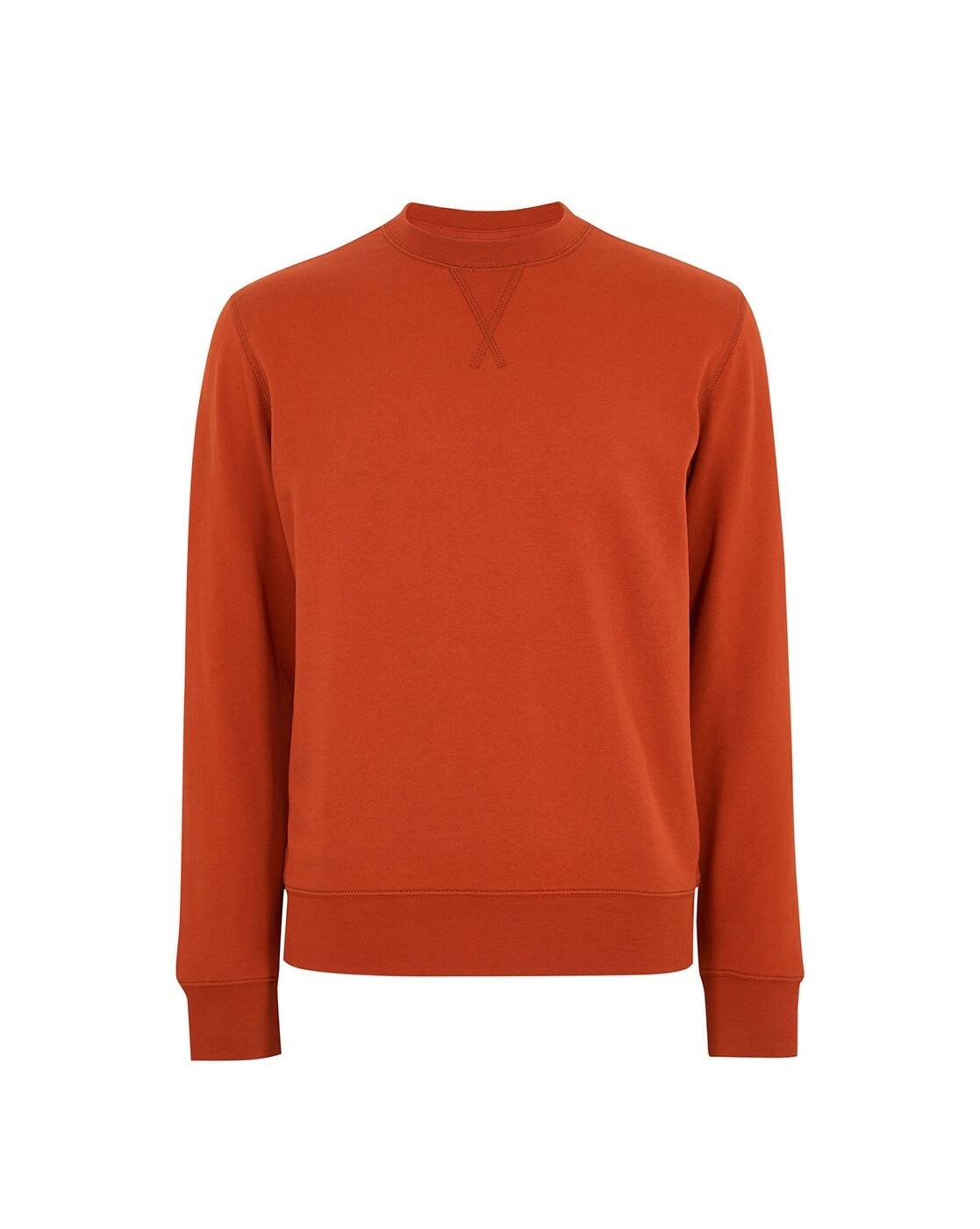 Mens burnt orange sweatshirt Clearance